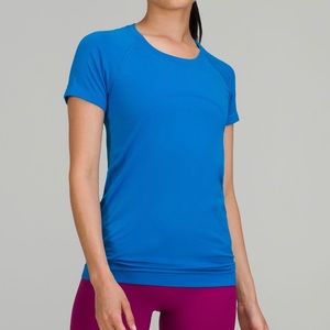 🍋Lululemon Swiftly Tech Short Sleeve 2.0 Size 4 Poolside Blue